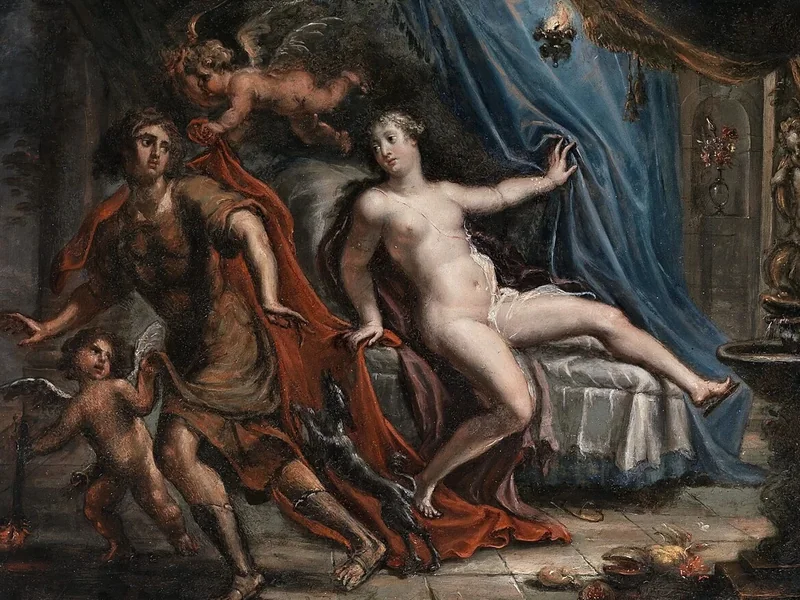 1704-Johann Georg Platzer - Giuseppe fugge dalla moglie di Putifarre
